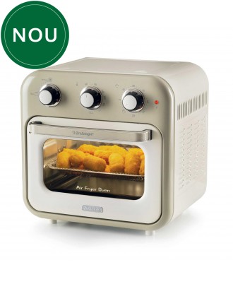 Friteuza cu aer cald, bej, 16 L, Air Fryer Oven, Vintage - ARIETE